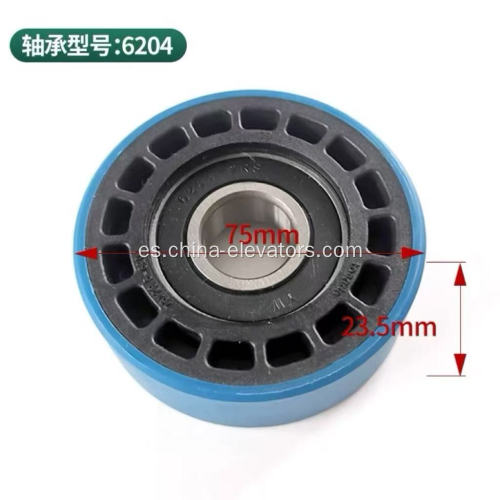 1705690100 Rodillo de paso de 75 mm para escaleras mecánicas ThyssenKrupp